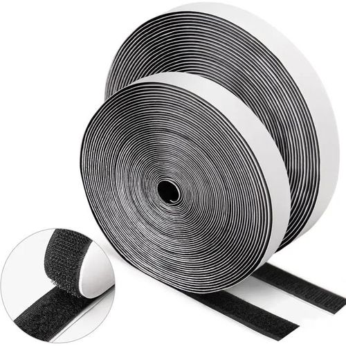 Scratch Autocollant Double Face 10M, Scratch Adhésif Puissant, Shearable Bande Scratch Autocollant, Bande Agrippantes Polyvalent