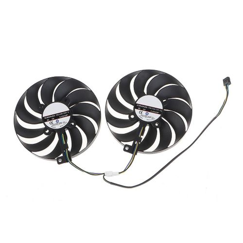 2PCS 4pin GPU Ventilateurs 95mm pour RX5500XT RX5600 FDC10U12S9-C Ventilateur de carte graphique