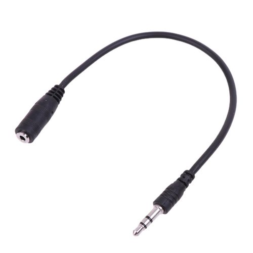 Câble adaptateur jack audio stéréo mâle 3,5 mm mâle vers 2,5 mm femelle pour casque 20cm