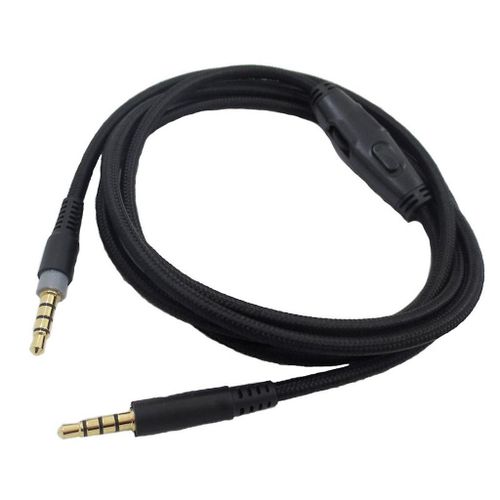 Câble audio pour casque de jeu de 3,5 mm de 1,5 m de long pour HyperX Cloud/Cloud pour Alpha
