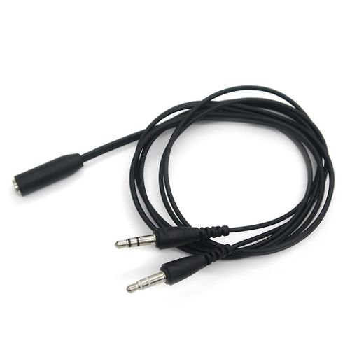 Câble audio de 1 m avec interface standard de 3,5 mm pour ordinateurs PC