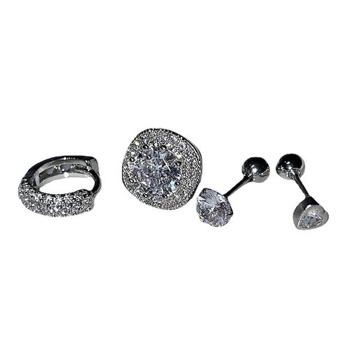 4pcs Stud Boucles D¿Oreilles Pour Femmes Hommes Mini Tragus Studs Boucle D¿Oreille Piercing Bijoux