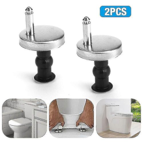 2pcs Top Fix Wc Toilette Siège Charnière Raccords Quick Release Charnière Kit Accessoires