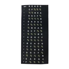 Guitare Touche Autocollant Basse Accord Frette Note Doigt Guide Décalcomanie Pour Débutant Jouant Pour 5 Cordes