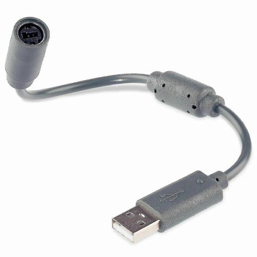 Adaptateur De Câble Usb Breakaway Pour Microsoft Xbox 360 Contrôleur Filaire Gris