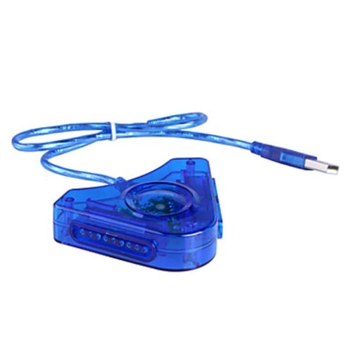Adaptateur De Contrôleur De Jeu Usb Contrôleur À Double Port Vers Pc Prise En Charge De L¿Adaptateur De Conversion Usb Pour Windows Xp, Vista, Win7 (32 Bits) Pour Ps1 / Pour Ps2