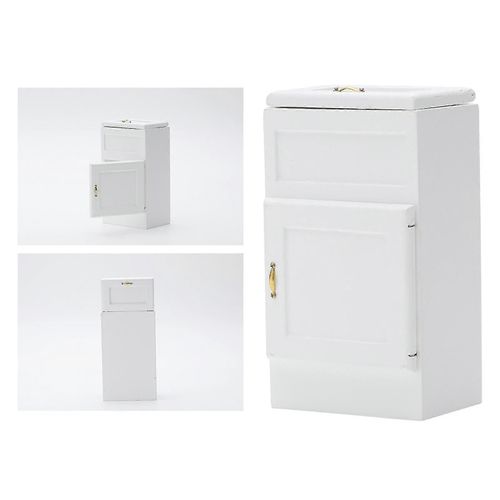 Maison de poupée Miniature Meubles Réfrigérateur Armoire Jouets