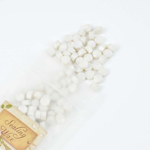 Lot De 100 Perles Octogonales De Cire À Cacheter, Pour Cachet Artisanal Vintage, Enveloppe De Mariage, Outils De Fabrication De Timbres Anciens