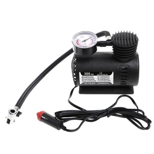 300 Psi 12v Voiture Portable Mini Compresseur D'air Pneu Électrique...