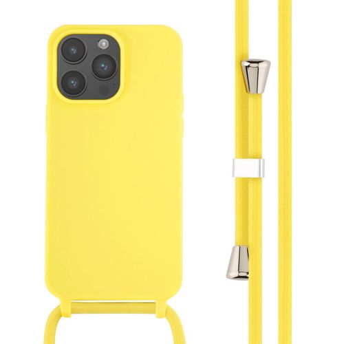Imoshion ¿Coque En Silicone Avec Cordon Iphone 14 Pro Max Jaune