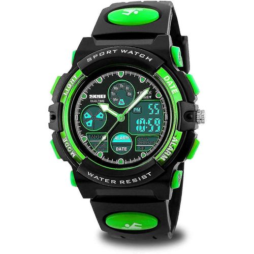 Montre De Sport Numérique Pour Enfants, Garçons Filles Sports Étanches Montres De Plein Air Enfants Occasionnel Électronique Analogique Quartz Poignet