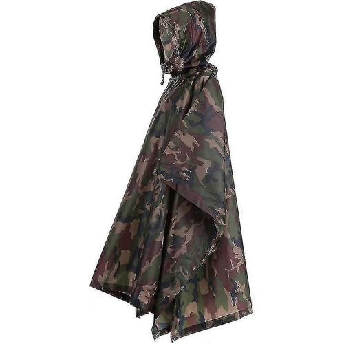Poncho De Pluie Imperméables À Capuchon Hommes 3 En 1 Multifonction Rain Cape Randonnée Poncho Vélo Poncho Pour Cyclisme Camping Randonnée Activité De Plein Air