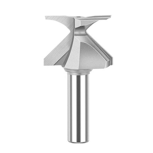 R18 / R30 1/2 pouce tige défonce de défonceuse à bois double flûte fraise fraise pour outils à main en bois D