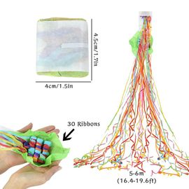 1/2/5pc Fournitures De Fête Décoration De Mariage Célébration Lancer À La Main Ruban Barres De Pulvérisation Streame Feux D'artifice Bouquet Atmosphère Props
