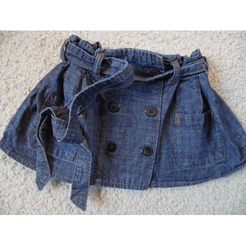 Très Jolie Jupe En Jean Bébé Fille Taille 9 Mois Idée Cadeau