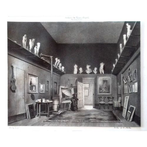 Lithographie C. Motte - Atelier De Truchot - Bellay Delt' - Vers 1825