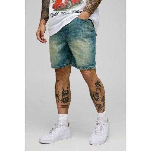 Jean Large Rigide En Bleu Antique Homme - 32, Bleu