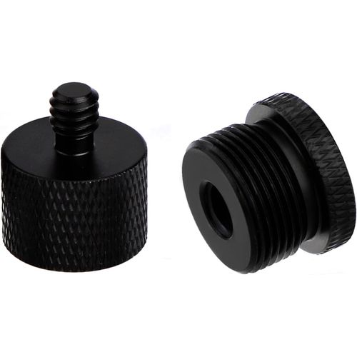 2 Pièces Adaptateur De Pied De Micro Adaptateur De Filetage De Vis 1/4 Femelle À 5/8 Mâle 1/4 Mâle À 5/8 Femelle Adaptateur De Vis De Trépied Pour Support De Microphone De Moniteur[Camera3090]