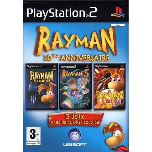 Rayman 10 Ème Anniversaire - 3 Jeux Dans Un Coffret Ps2