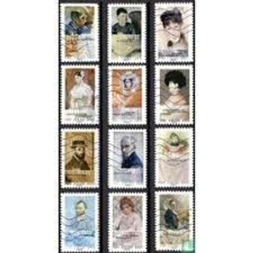 Art : Festival "Normandie Impressionniste" Tableaux Portraits Série Complète Année 2016 Autoadhésifs N° 1258 1259 1260 1261 1262 1263 1264 1265 1266 1267 1268 1269 Yvert Et Tellier
