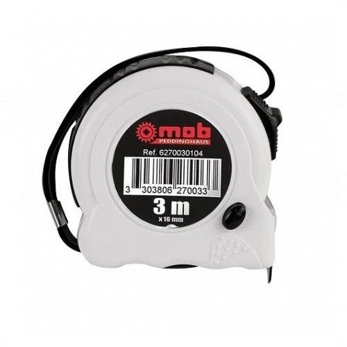 Mètre ruban avec boîtier ABS - 5 m x 25 mm MOB