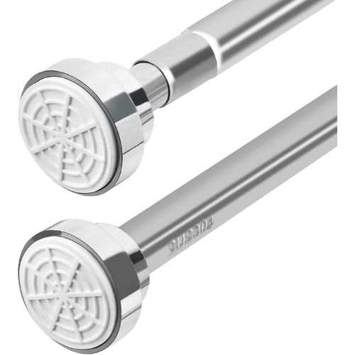 SHIBA-Tringle à Rideau de Douche Extensible 50-85 cm Barre de Rideau de Douche sans Percage Tringle de Rideau de Douche en Acier I[3