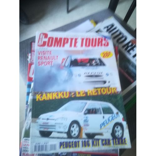 Compte Tours 90 De 1997 Honda Civic Ferio Gr A,Barone,Peugeot 106 Kit Car,Renault Sport