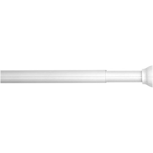 SHIBA-sealskin Tringle Extensible pour Rideau de Douche, 2 x 2 x 70-115 cm, Acier Inoxydable, Blanc[958]