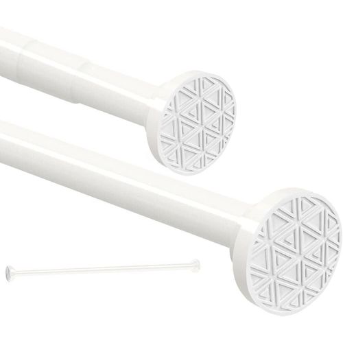 Shiba-Tringle À Rideau Télescopique Extensible En Acier Inoxydable - Sans Perçage - Pour Salle De Bain, Placard, Jardin - 50 À 200[5