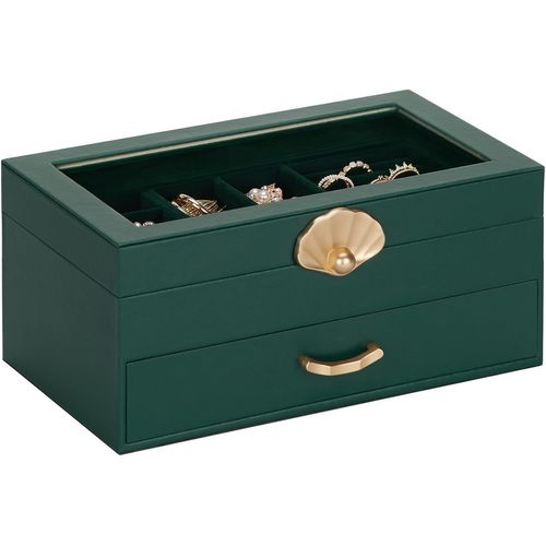 Shiba-Boîte À Bijoux Avec 1 Tiroir : Présentoir À Bijoux Pour Boucles D'oreilles Colliers \U2013 Cadeau Pour Filles Et Femmes | Ve[3