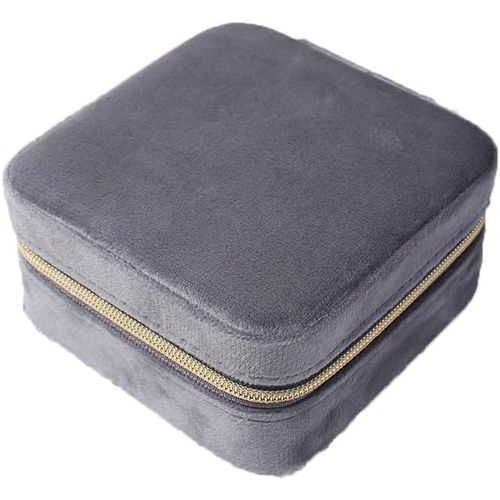 Shiba-Boîte À Bijoux, Petite Boîte De Rangement Pour Colliers, Boucles D'oreilles, Bracelets, Bagues, Velours, Motif Léopard, Boît[3