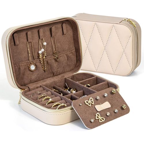 Shiba-Petites Boîtes À Bijoux Pour Femme | Boîte De Rangement À Bijoux En Cuir Synthétique Pour Boucles D'oreilles, Bagues, Collie[3