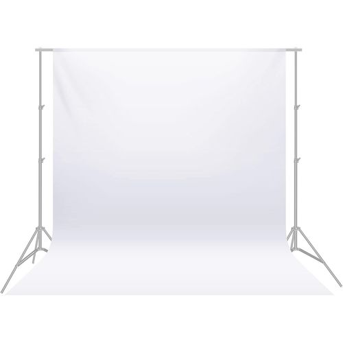 NEEWER 1,8 x 2,8 m Toile de fond pliable en polyester pur pour studio photo, photographie, vidéo et télévision (arrière-plan uniquement) - Blanc