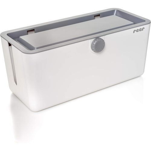 SHIBA-Reer Cableguard Boîte de Rangement pour Câbles/Multiprises Blanc 1 Unité 78020[2519]