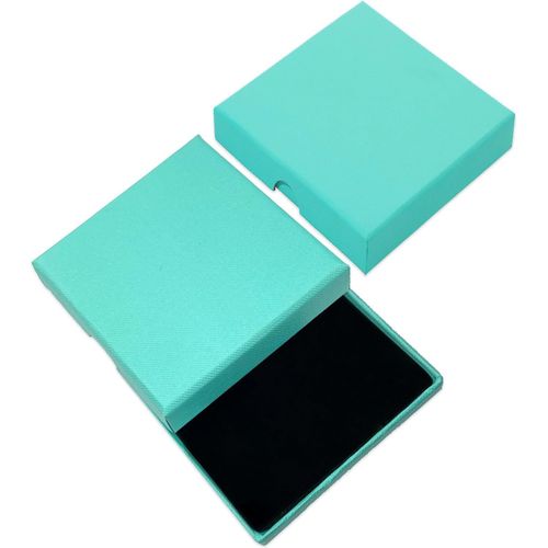 Shiba-Petite Boîte Cadeau, Boîte Cadeau À Bijoux En Kraft, Présentoir À Bijoux, Boîte Cadeau Bleue Pour Collier, Bracelet, Boucles[3