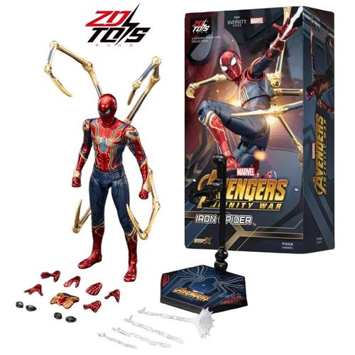 Figurine Spider-Man Avengers Infinity War 1/10 Peter Parker Rouge Noir Collector Marvel