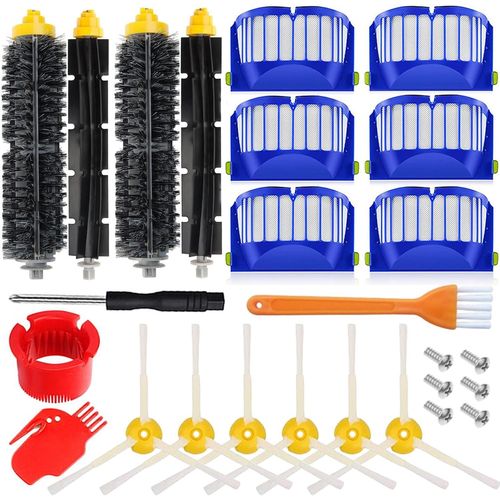 Accessoires Kit pour iRobot Roomba 600 604 605 606 610 612 614 615 616 620 621 626 627 630 631 632 639 640 650 651 660 669 670 671 672 675 676 680 681 685 687 689 690 691 692 694 696 697 698