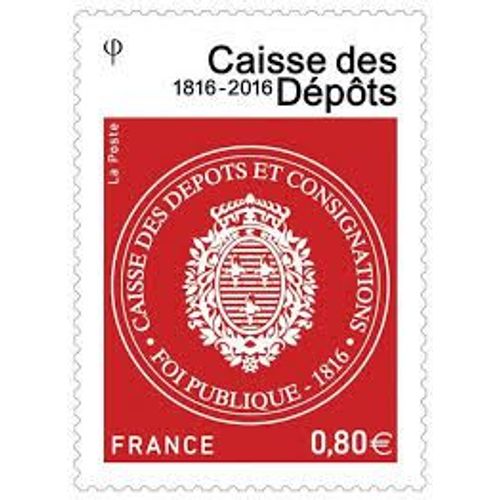 Bicentenaire De La Caisse Des Dépôts Année 2016 N° 5045 Yvert Et Tellier Luxe