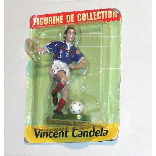 Figurines Football Starlux Equipe De France 1998 Vincent Candela En Plomb Editions Atlas