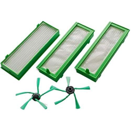 Kit d'accessoires pour robot aspirateur Kobold VR200 & VR300 - 3 filtres HEPA et 2 brosses latérales