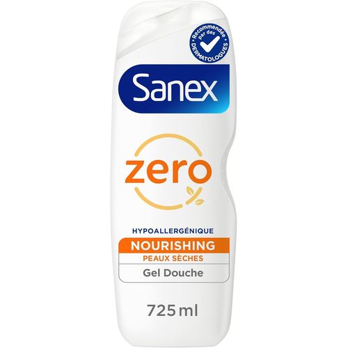 Shiba-Sanex - Gel Douche Nourrissant Zero% Pour Peaux Sèches - Offre Jusqu'à 8h D'hydratation - Le Flacon De 725 Ml[25] 