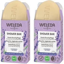 SHIBA-WELEDA - Douche végétale solide Lavande & Vétiver - Nettoie
