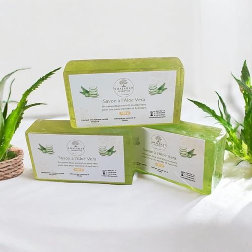 Shiba-Lot 3 Savon Aloé Vera - Savon De Douche Iso Pour Tous Les Types De Peau - Savon Naturel Comme Gel Douche Solide Et Shampooin[6 