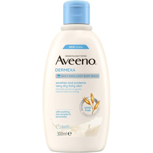 Shiba-Dermexa Emollentien Crème De Douche Quotidienne (300 Ml), Gel Douche Sans Savon Pour Peaux Très Sèches Et Sensibles, Soin Na[6 