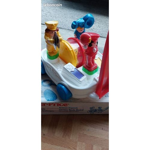 La fanfare animée jouet vintage de Fisher Price