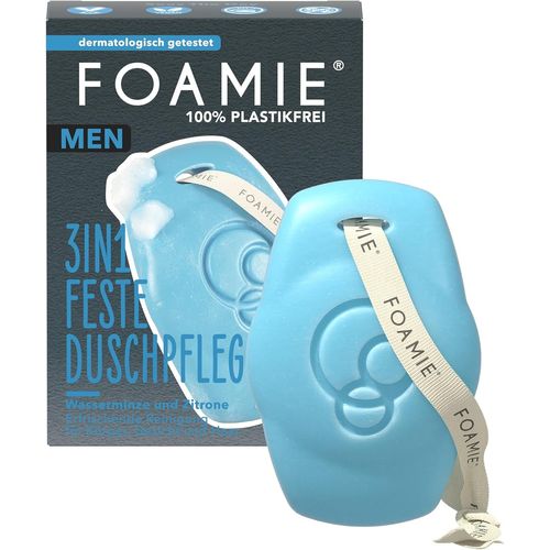 Shiba-Gel Douche Et Shampooing Solide Pour Homme À La Menthe D'eau Et Au Citron, Douche Fixe Et Nettoyage Du Visage 3 En 1 Parfum [4 