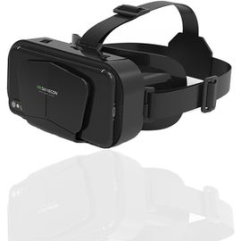 Checarzhn-Lunettes De Réalité Virtuelle 3d Vr Avec Grand Écran Panoramique À 360°An-Ti Bluelight Réglable Distance Pupille Pour Films Et Jeux