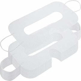 Checarzhn-Lot De 50 Lunettes De Réalité Virtuelle Jetables 3d Unies En Tissu Polaire Doux Et Respirant Pour Lunettes De Réalité Virtuelle