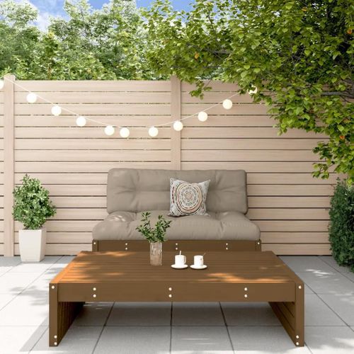 Prolenta Premium - Salon De Jardin 2 Pcs Marron Miel Bois De Pin Massif