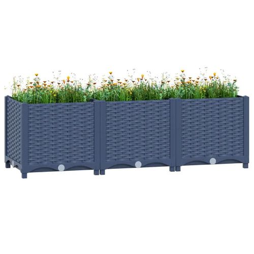 Prolenta Premium - Lit Surélevé 120x40x38 Cm Polypropylène